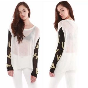 HYE PARK and LUNE White Venus Sweater